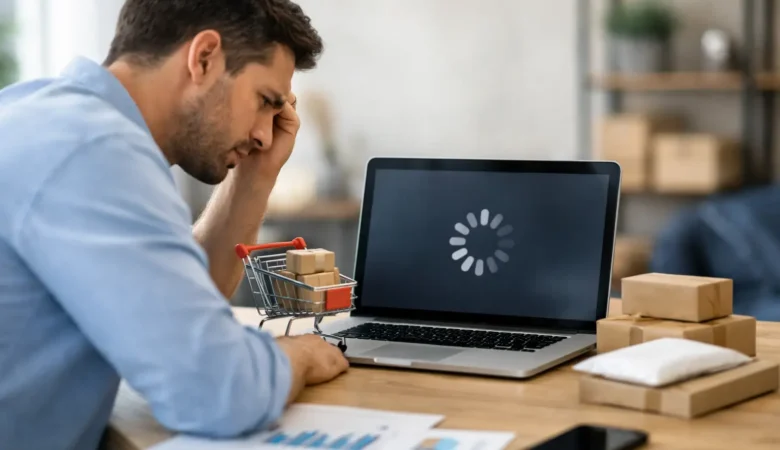Como site lento afeta vendas online