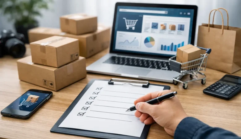 Checklist de lançamento de ecommerce