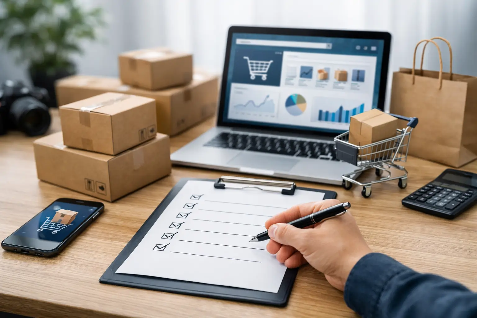 Checklist de lançamento de ecommerce