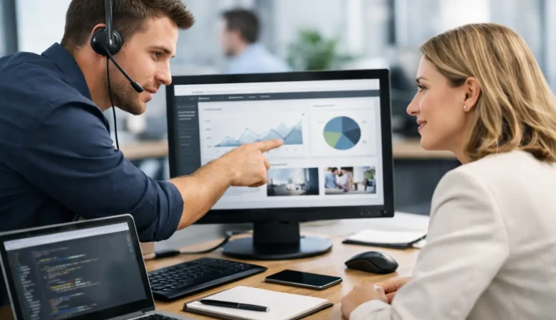 Suporte técnico para site empresarial